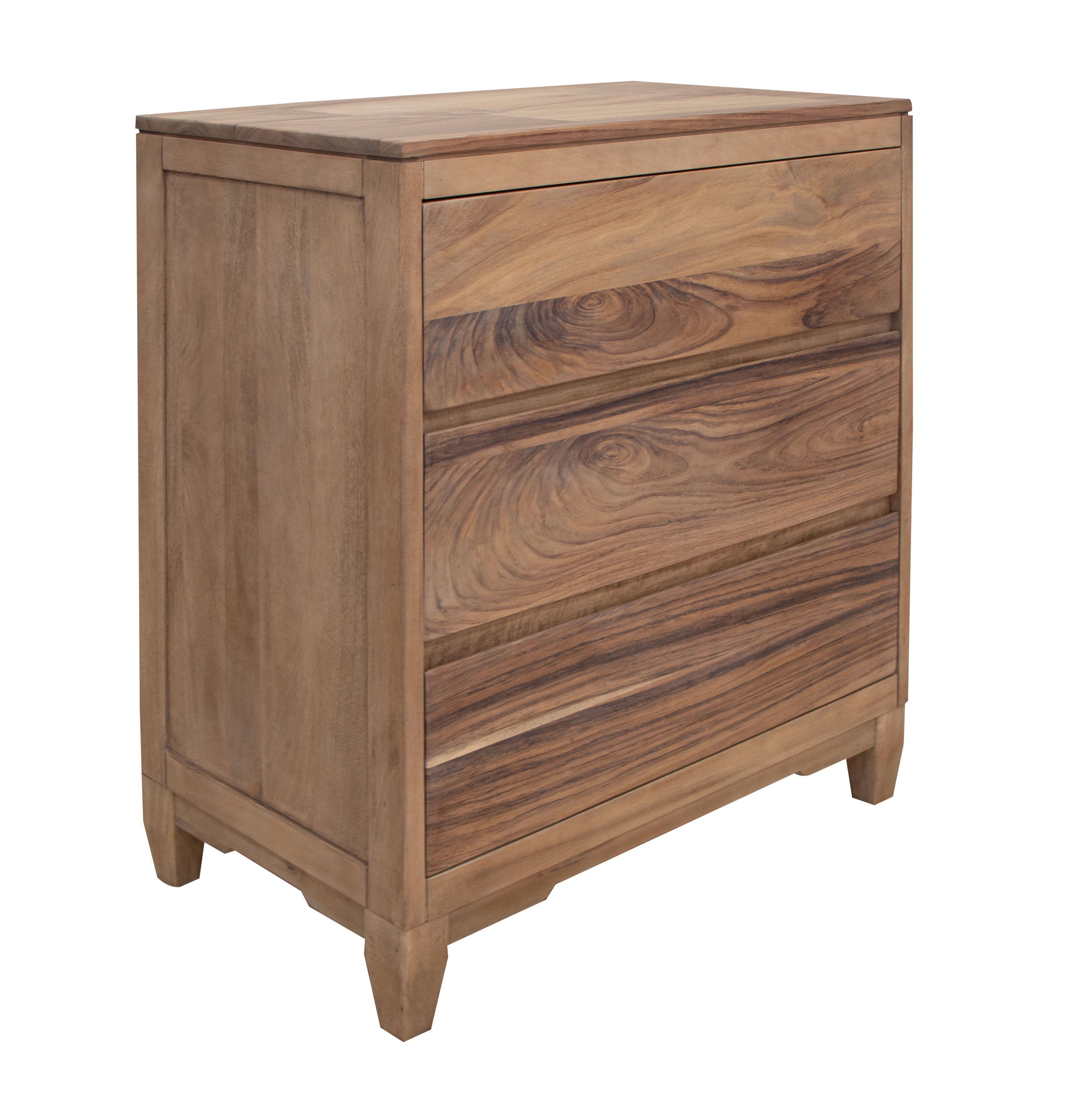 Parota Nova - 3 Drawer Chest - Brown Cappuccino - Premium Accent Chests from International Furniture Direct - Just $1247.50! Shop now at brett interiors