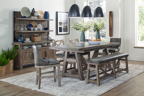 Lodge Dining - Counter Height Dining Set - Premium 8 + Piece Dining Room Sets from Parker House - Just $4245! Shop now at brett interiors