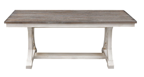 Bar Harbor II - Accent Side End Table With Plank Style Top And Trestle Base - Premium Dining Tables from Coast2Coast Home - Just $1402.50! Shop now at brett interiors