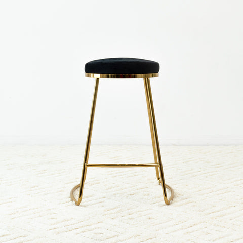 Jane - 26" Mid-Century Modern Luxury Upholstered Stool - Premium Bar Height (28"-30") from Ashcroft Furniture - Just $178! Shop now at brett interiors