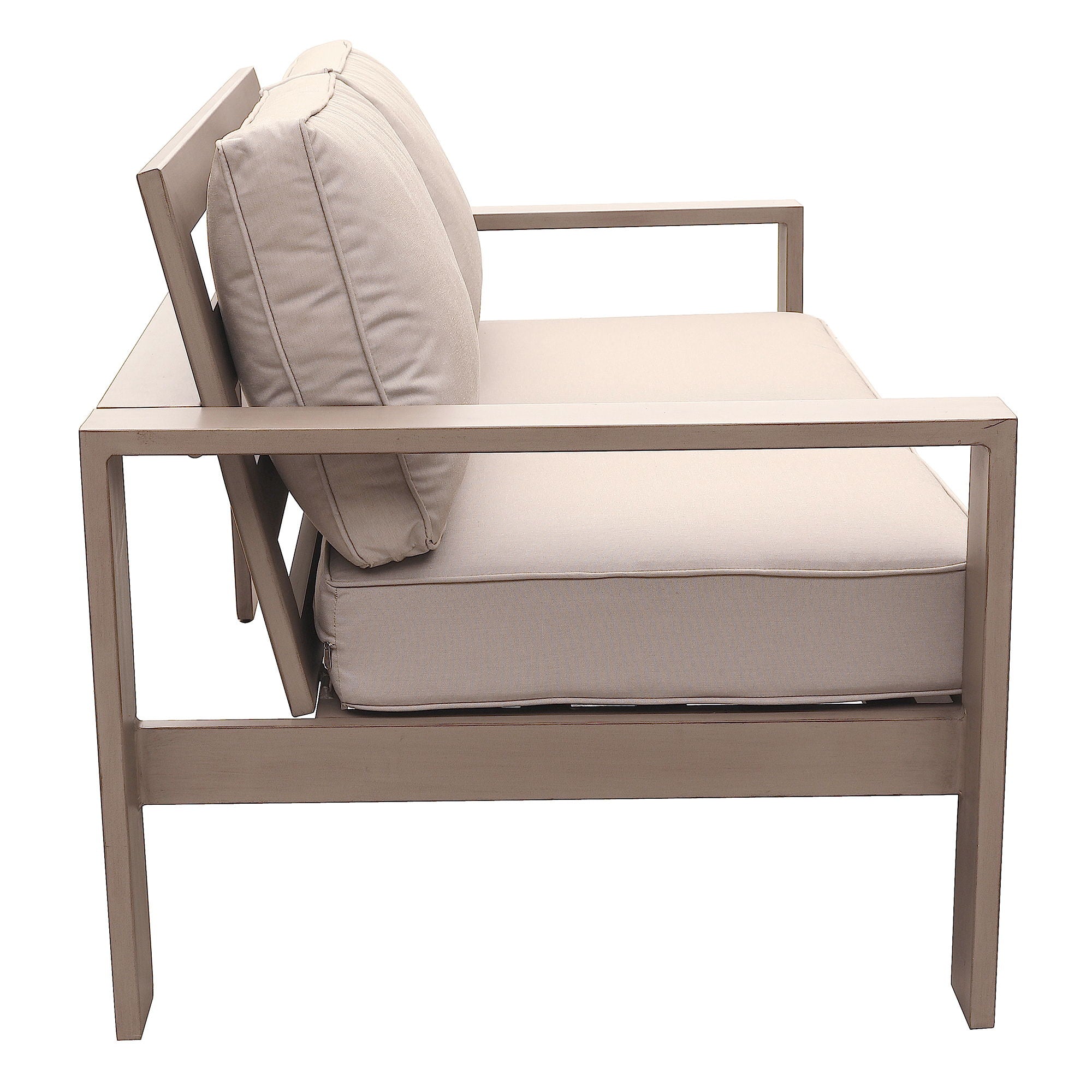 Loveseat, Wood Grained - Light Brown - Premium Loveseats from Gather Craft - Just $1122! Shop now at brett interiors