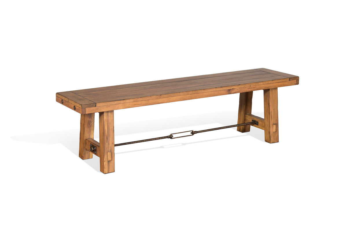 Sierra - Dry Leaf Bench - Light Brown - Premium Dining Benches from Sunny Designs - Just $368! Shop now at brett interiors