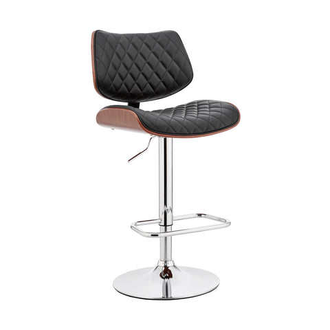 Leland - Adjustable Bar Stool - Premium Adjustable Height from Armen Living - Just $250! Shop now at brett interiors