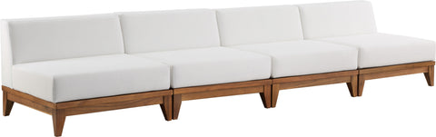 Rio - Modular Sofa 4 Seats - Off White - Fabric - Modern & Contemporary - Premium Sofas from Meridian Furniture - Just $4950! Shop now at brett interiors