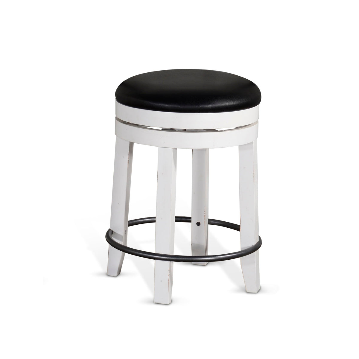 Carriage House - Swivel Stool With Cushion Seat - Premium Counter Height (24"-27") from Sunny Designs - Just $177! Shop now at brett interiors