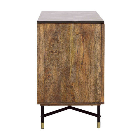 Stonington - Two Door Bar Cabinet - Brown / Black - Premium Wine Cabinets from Coast2Coast Home - Just $3135! Shop now at brett interiors