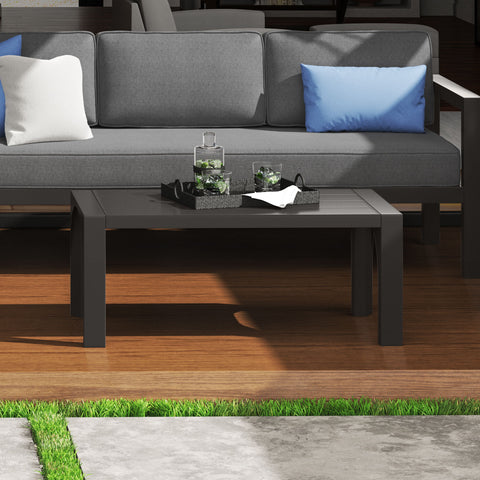 Grayton - Outdoor Aluminum Coffee Table - Premium Coffee Tables from Homestyles - Just $524.98! Shop now at brett interiors