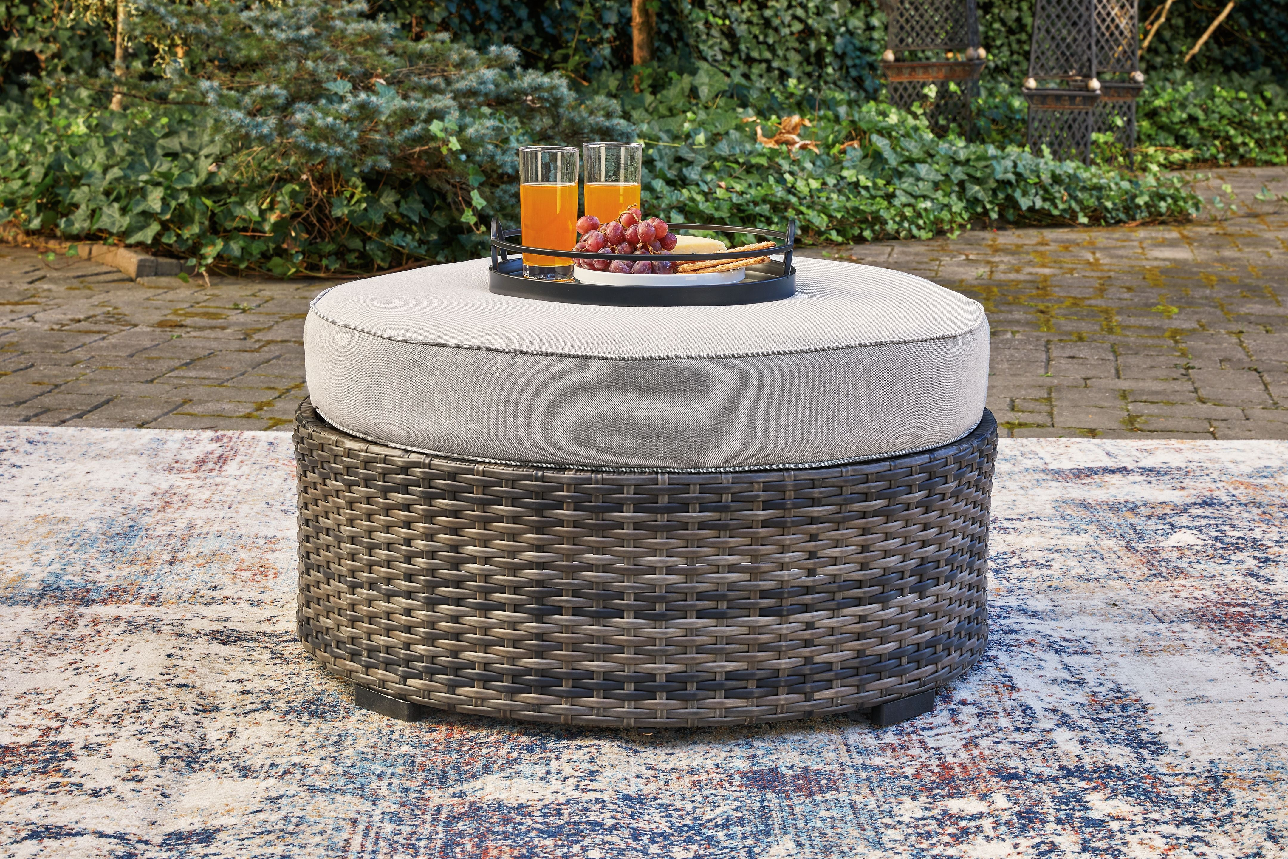 Harbor Court - Gray - Ottoman With Cushion - Premium Ottomans from Signature Design by Ashley® - Just $329.38! Shop now at brett interiors