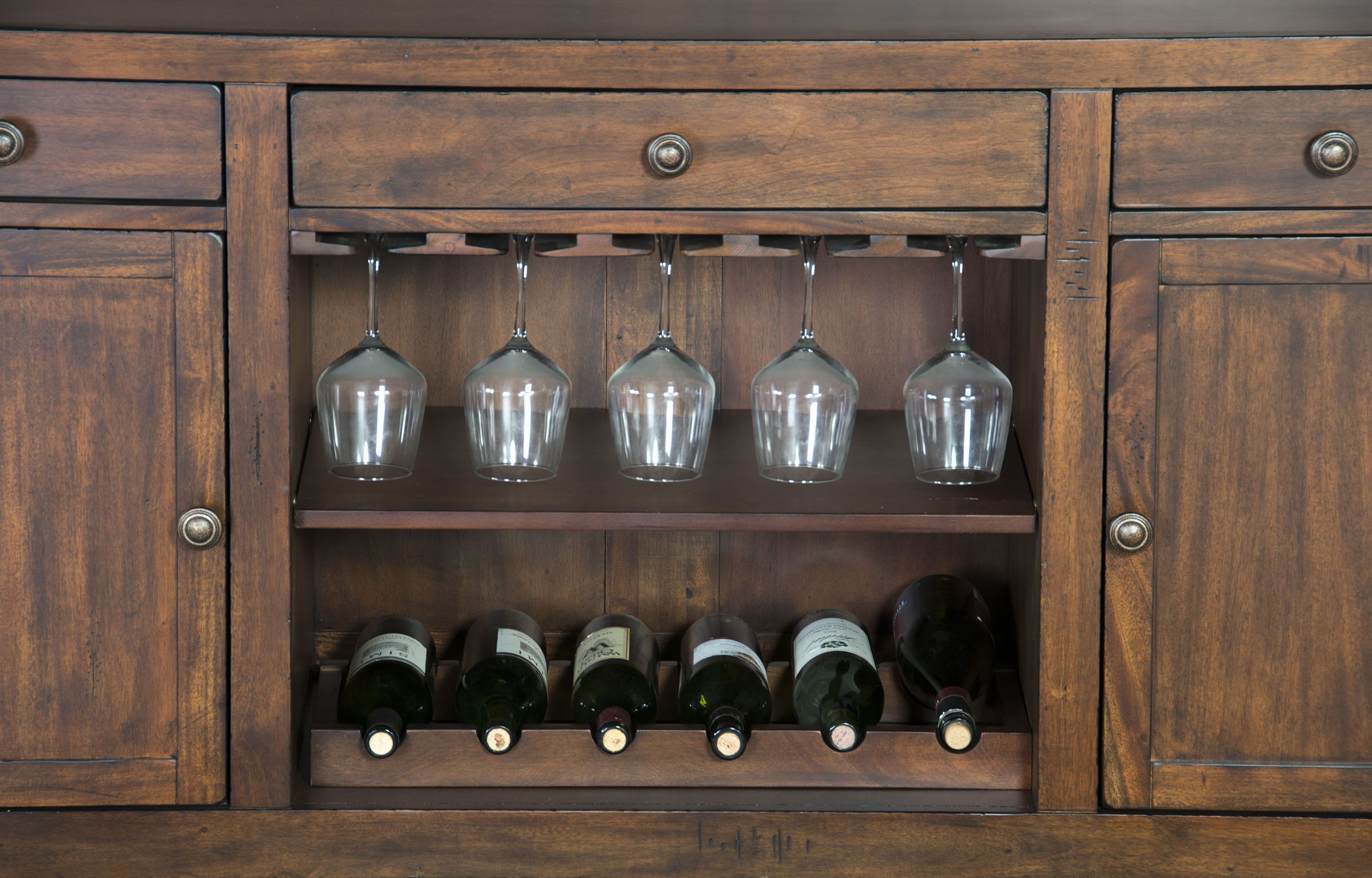 Tuscany - Bar - Dark Brown - Premium Bars & Bar Carts from Sunny Designs - Just $1645! Shop now at brett interiors