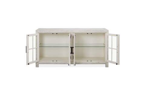 Bronwyn - Buffet Curio - Alabaster - Premium Buffets from Magnussen Furniture - Just $1497.50! Shop now at brett interiors