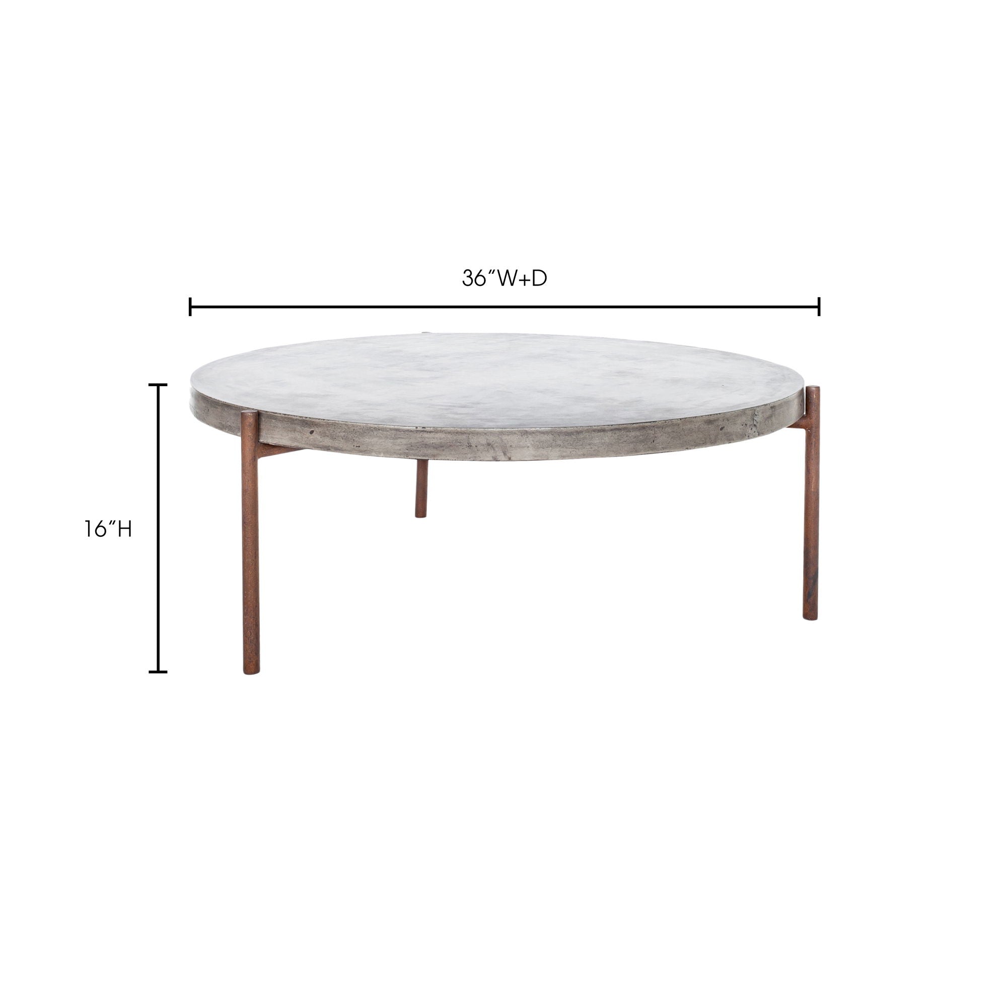 Mendez  - Outdoor Coffee Table - Gray - Premium Coffee Tables from Moe's Home Collection - Just $1822.50! Shop now at brett interiors