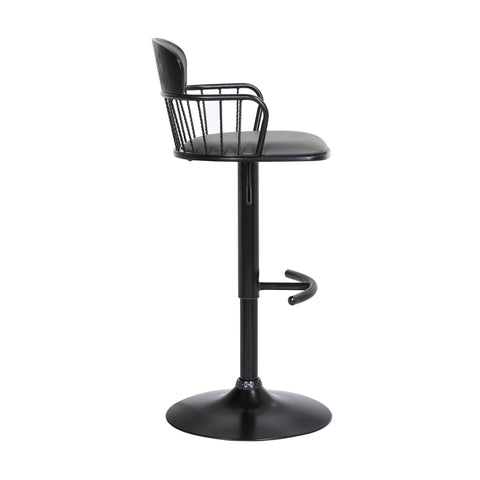 Nash - Adjustable Wood Bar Stool - Premium Adjustable Height from Armen Living - Just $222.50! Shop now at brett interiors