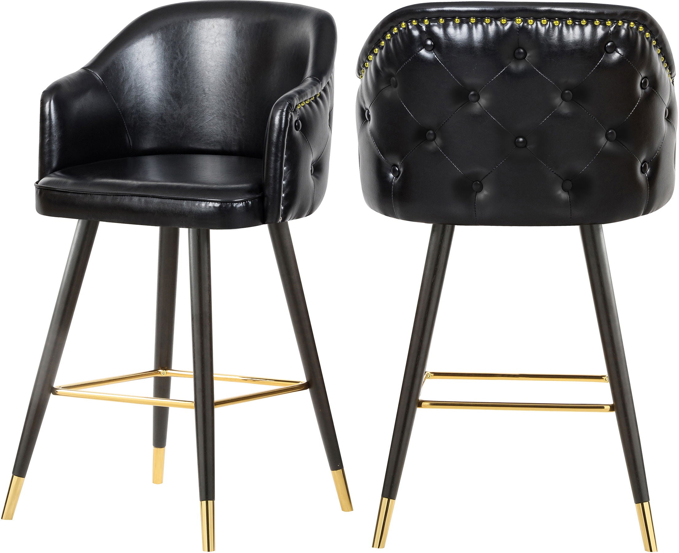 Barbosa - Counter Bar Stool (Set of 2) - Premium Stool Sets from Meridian Furniture - Just $725! Shop now at brett interiors