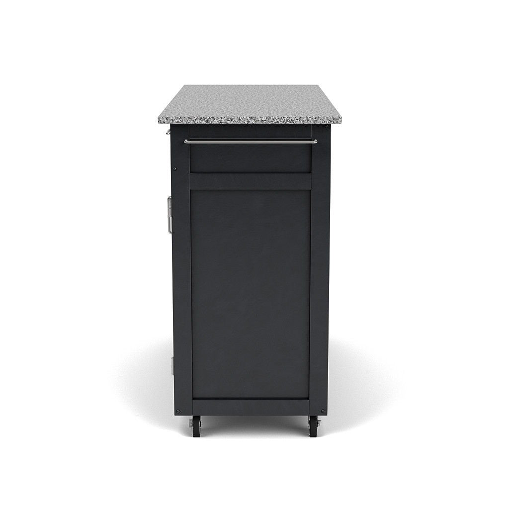 Create-A-Cart - 4 Doors Kitchen Cart - Gray Granite Top - Premium Islands & Carts from Homestyles - Just $1834.98! Shop now at brett interiors