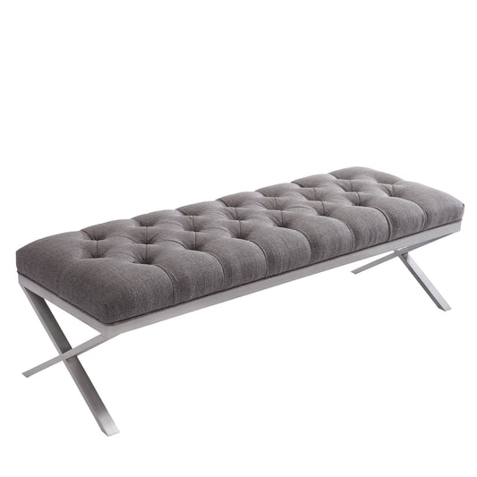 Milo - Bench - Premium Upholstered Benches from Armen Living - Just $752.50! Shop now at brett interiors