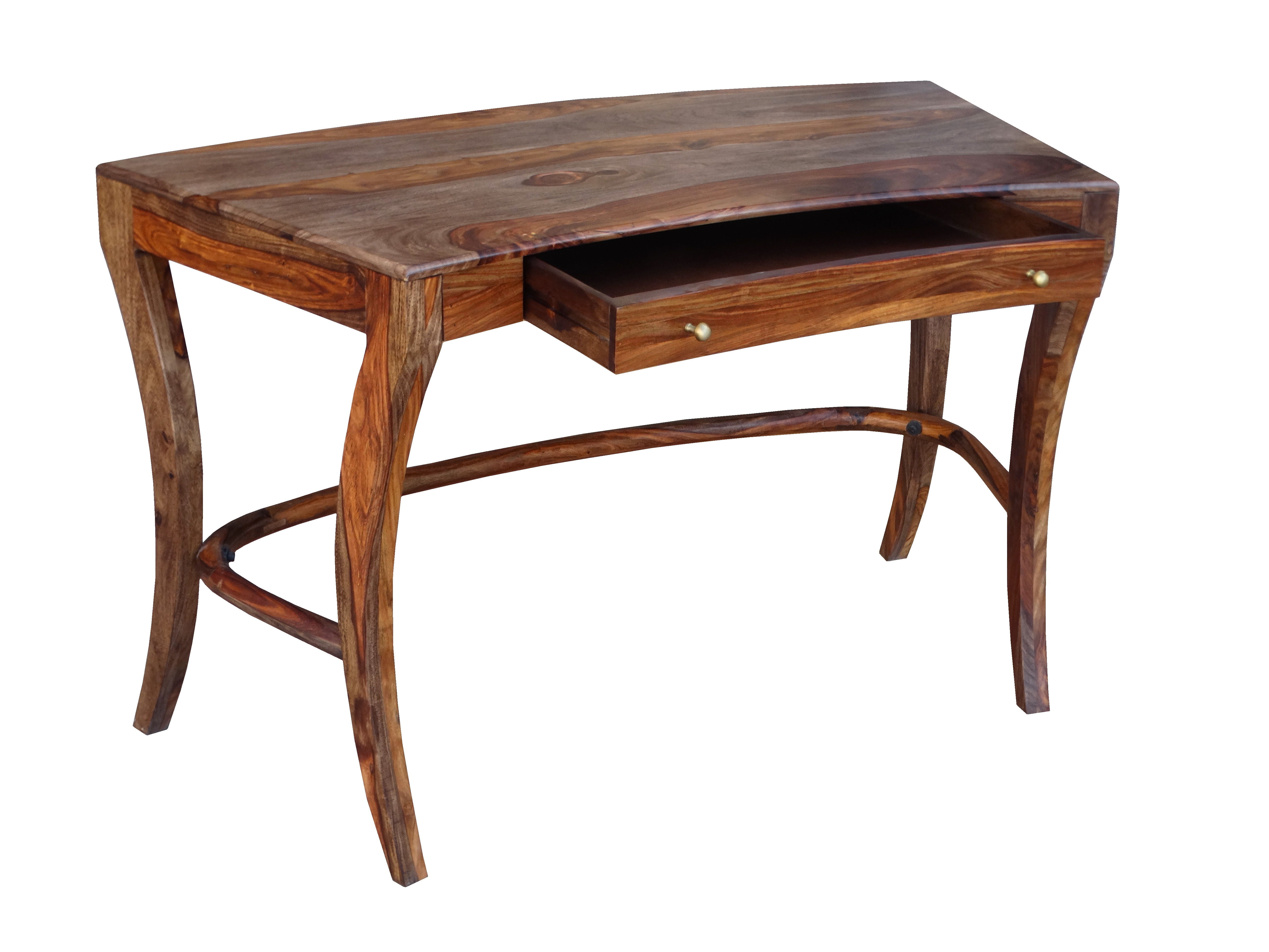 Callum Brownstone - One Drawer Writing Desk - Nut Brown Finish - Premium Writing Desks from Coast2Coast Home - Just $2145! Shop now at brett interiors