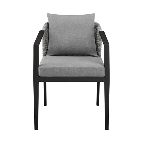 Palma - Outdoor Patio Dining Chairs With Cushions (Set of 2) - Aluminum - Premium Chair Sets from Armen Living - Just $1425! Shop now at brett interiors