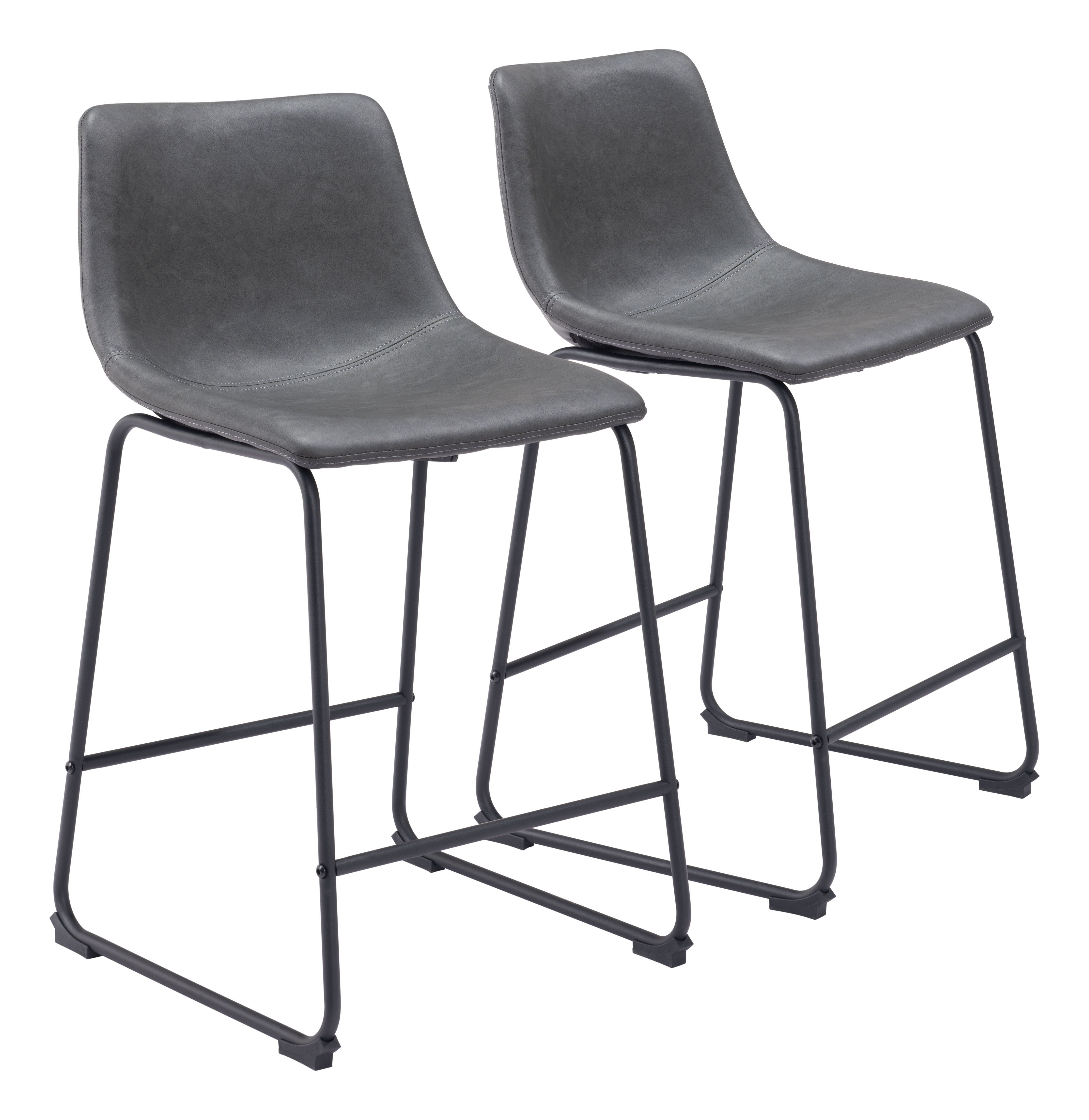 Smart - Counter Chair (Set of 2) - Premium Chair Sets from Zuo Modern - Just $850! Shop now at brett interiors