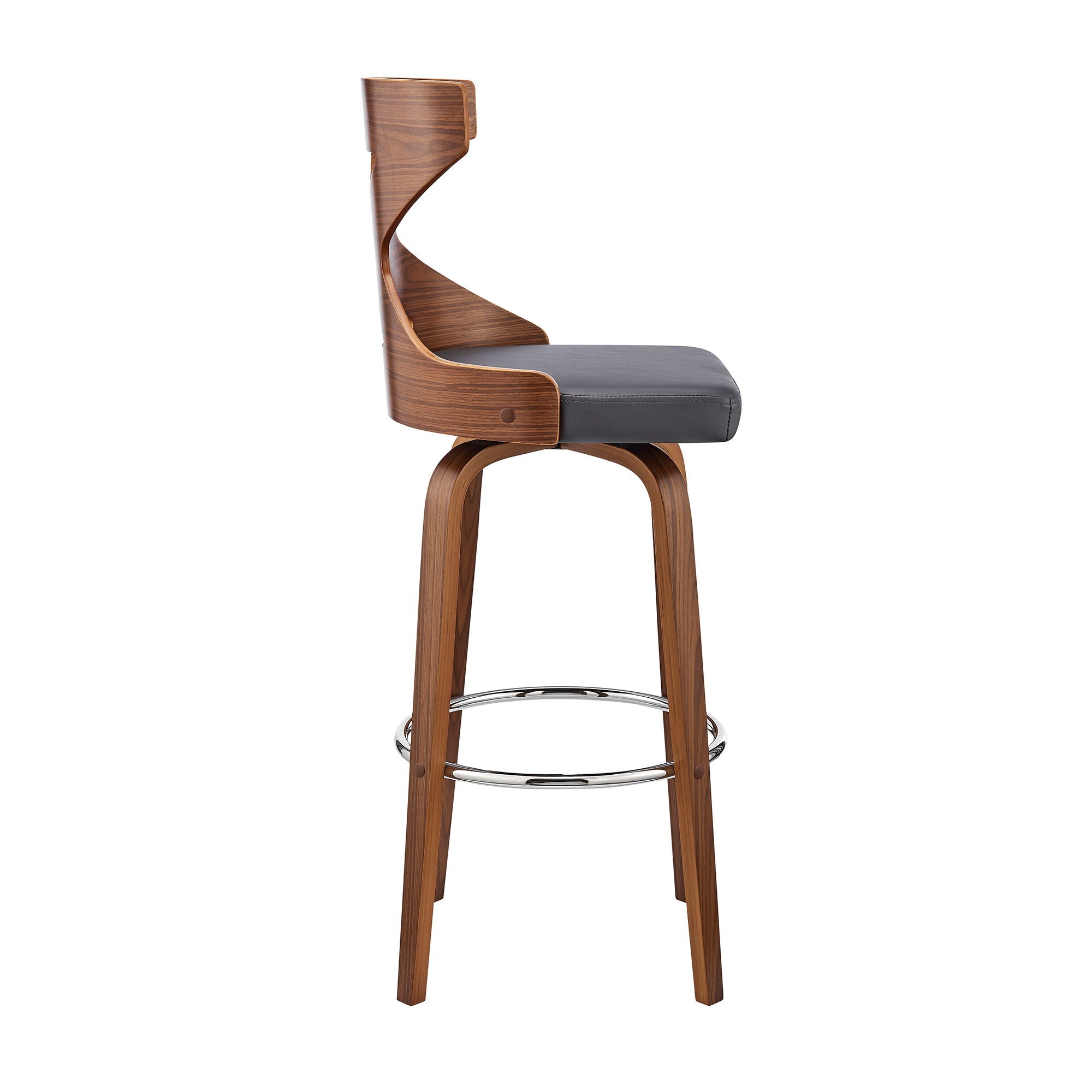 Gayle - Swivel Cross - Back Bar Stool - Premium Counter Height (24"-27") from Armen Living - Just $270! Shop now at brett interiors