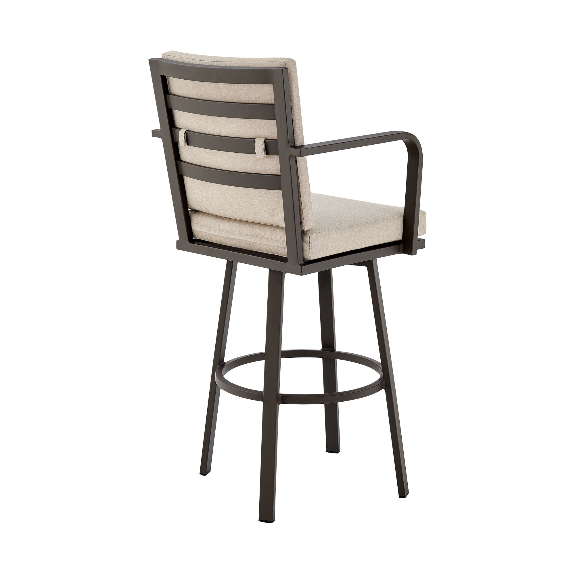 Arnauld - Outdoor Patio Bar Stool - Premium Counter Height (24"-27") from Armen Living - Just $622.50! Shop now at brett interiors