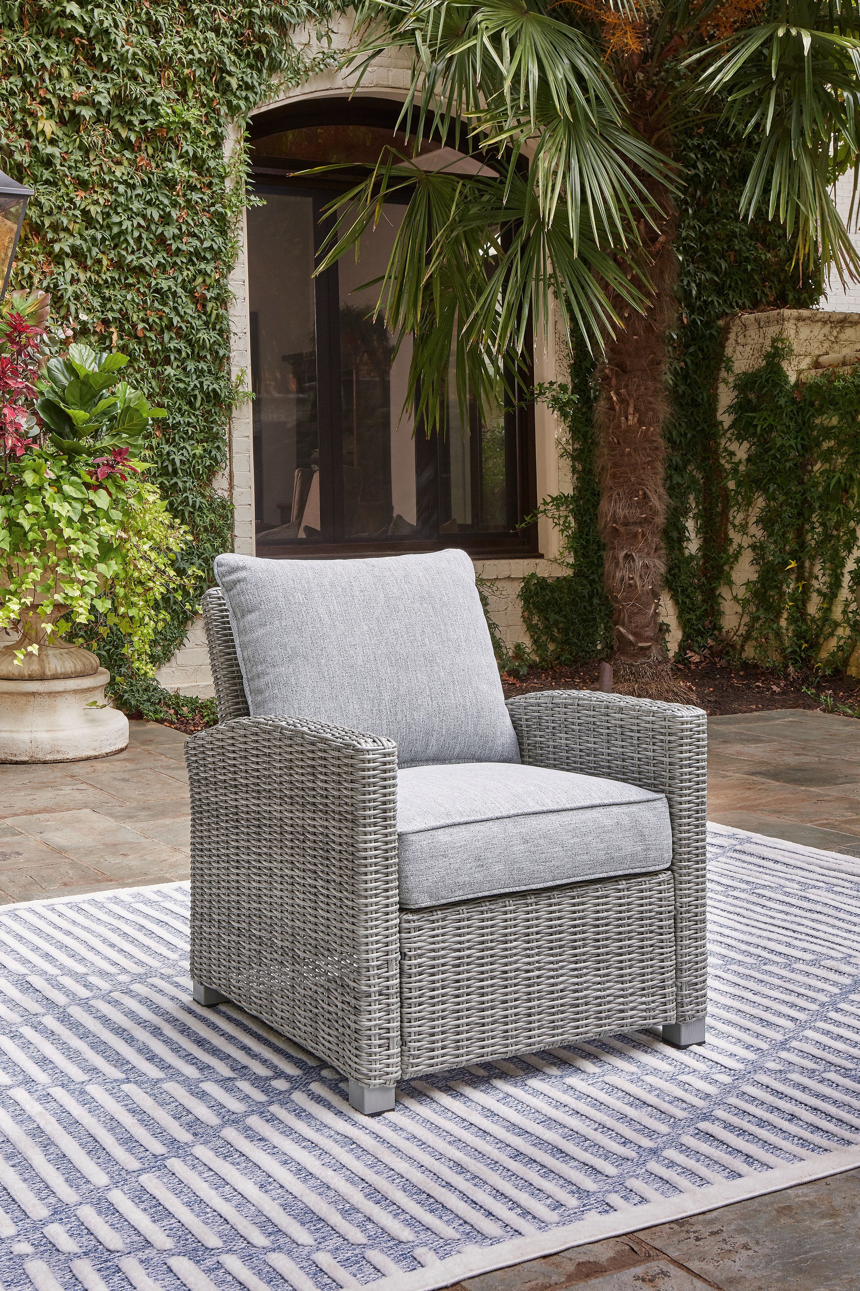 Naples Beach - Light Gray - Lounge Chair W/Cushion - Premium Arm Chairs from Signature Design by Ashley® - Just $556.88! Shop now at brett interiors