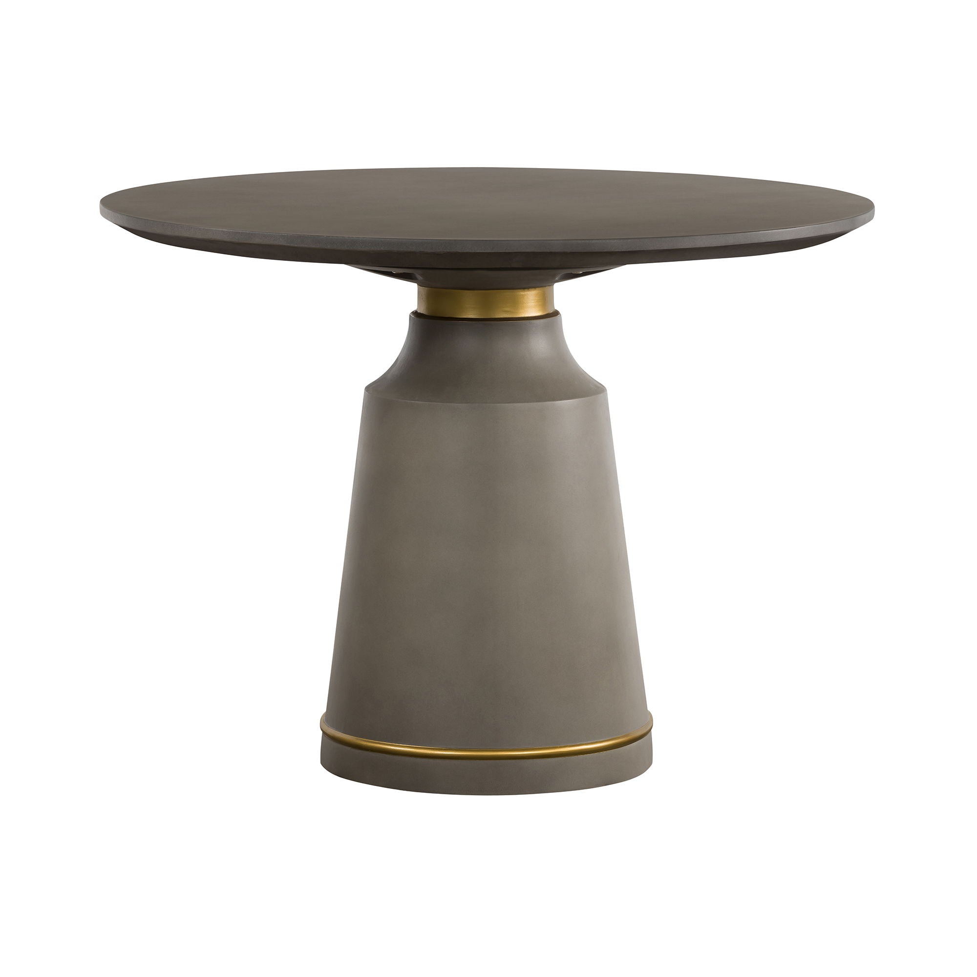 Pinni - Concrete Round Dining Table - Premium Dining Tables from Armen Living - Just $842.50! Shop now at brett interiors