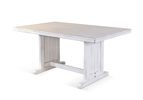 Bayside - Table Only - White - Wood - Premium Dining Tables from Sunny Designs - Just $546! Shop now at brett interiors