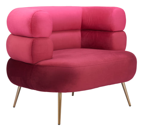 Arish - Accent Chair - Red - Premium Accent Chairs from Zuo Modern - Just $1975! Shop now at brett interiors