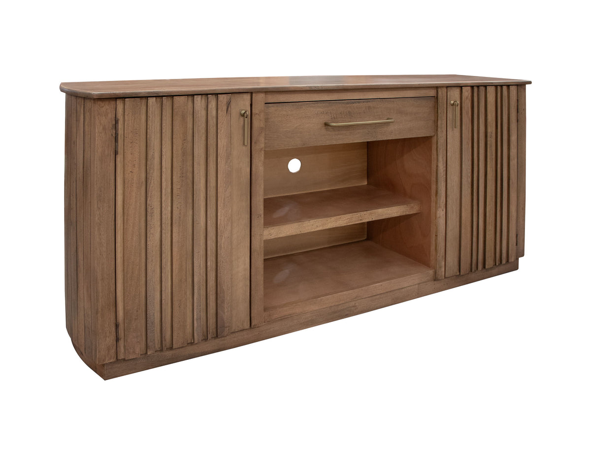 Mezquite - TV Stand - Mezquite Brown - Premium TV Stands from International Furniture Direct - Just $1162.50! Shop now at brett interiors