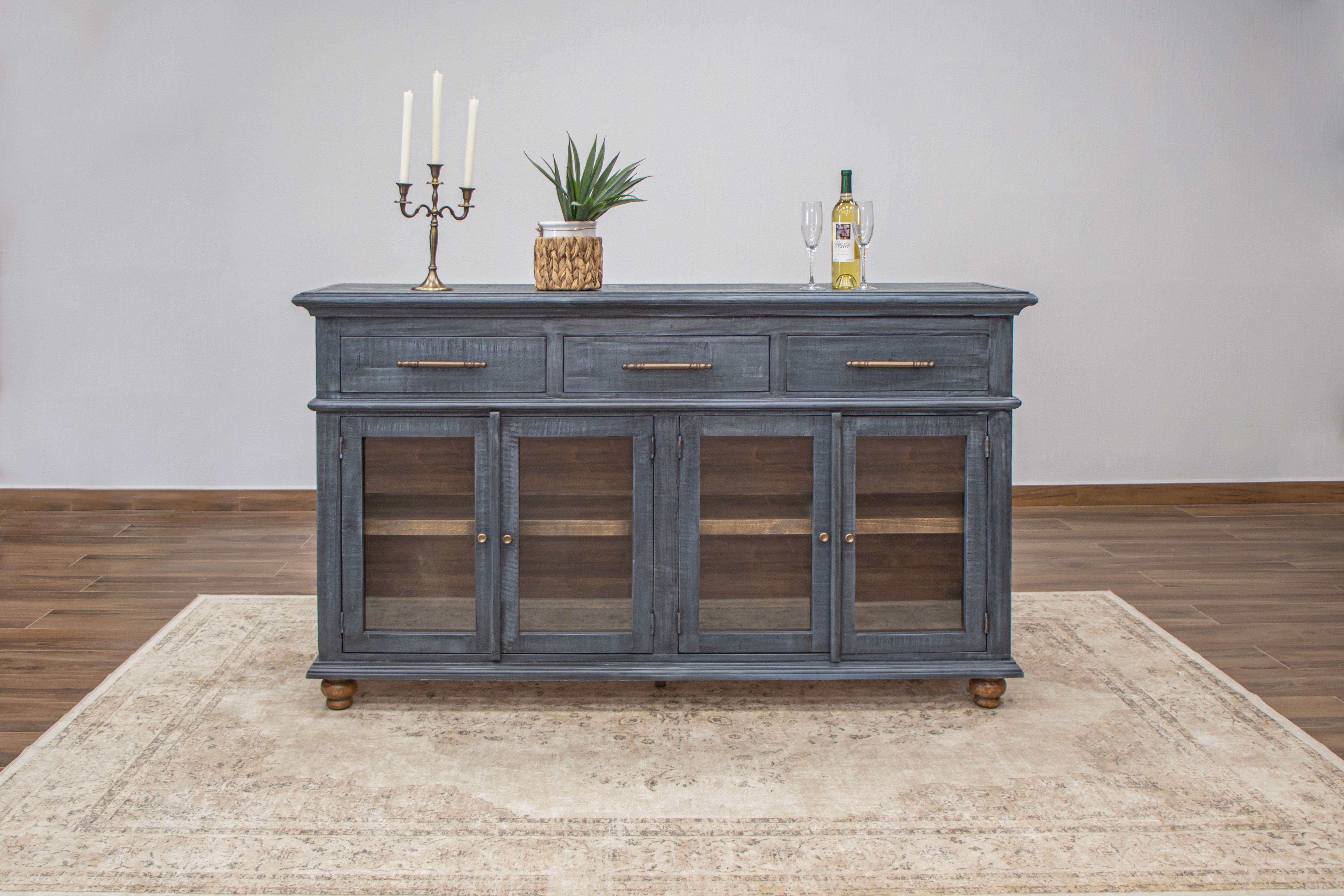 Vintage - Console - Vintage Blue - Premium TV Stands from International Furniture Direct - Just $1425! Shop now at brett interiors