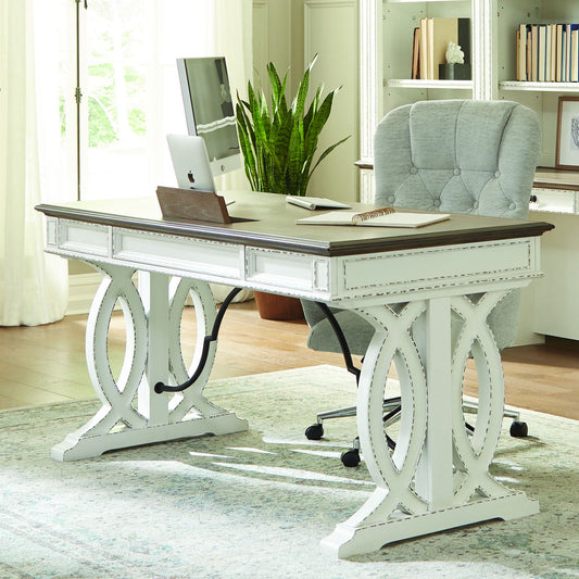 Provence - Writing Desk - Vintage Alabaster - Premium Writing Desks from Parker House - Just $1247.50! Shop now at brett interiors