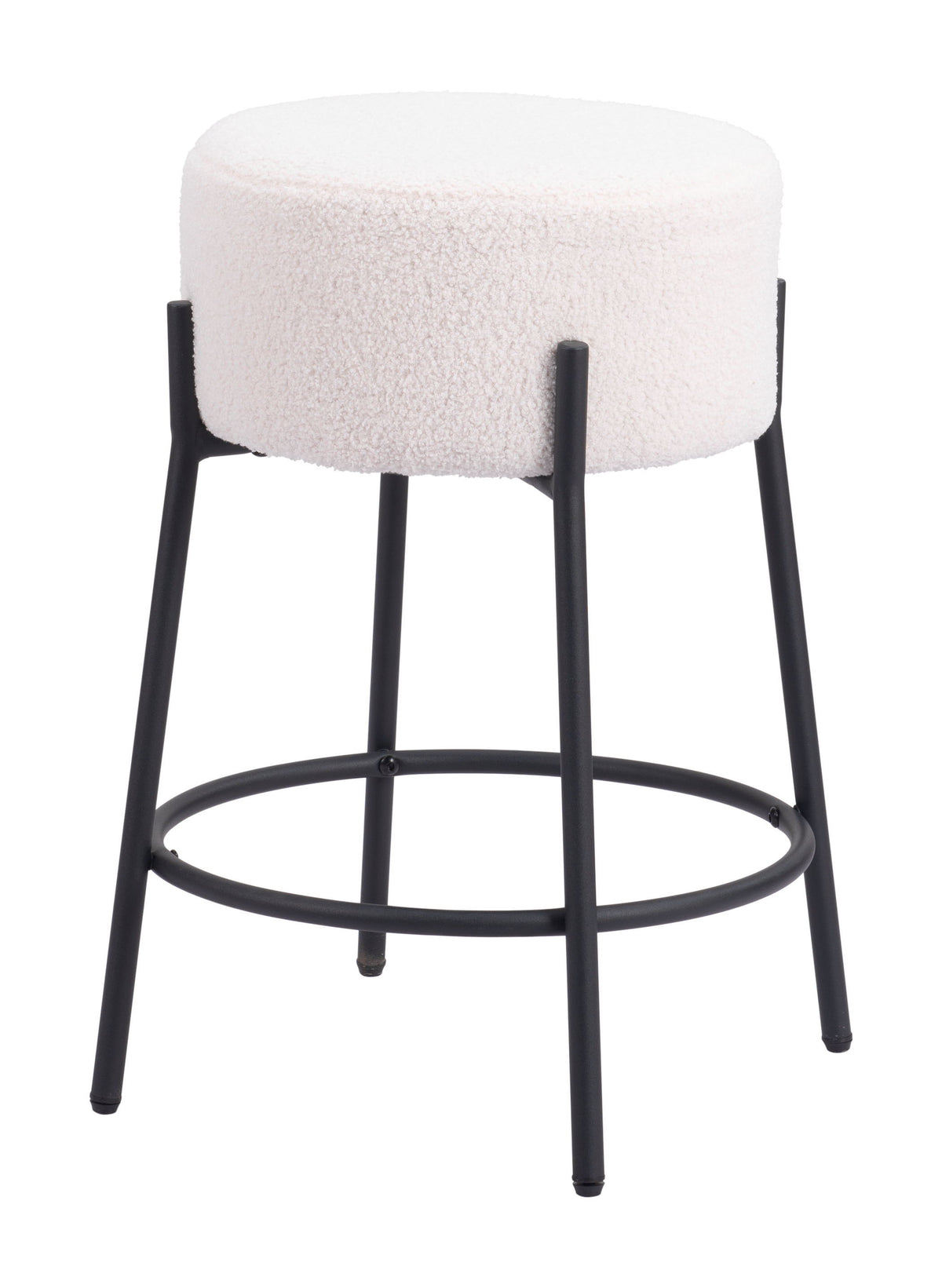 Blanche - Counter Stool (Set of 2) - Ivory - Premium Stool Sets from Zuo Modern - Just $650! Shop now at brett interiors