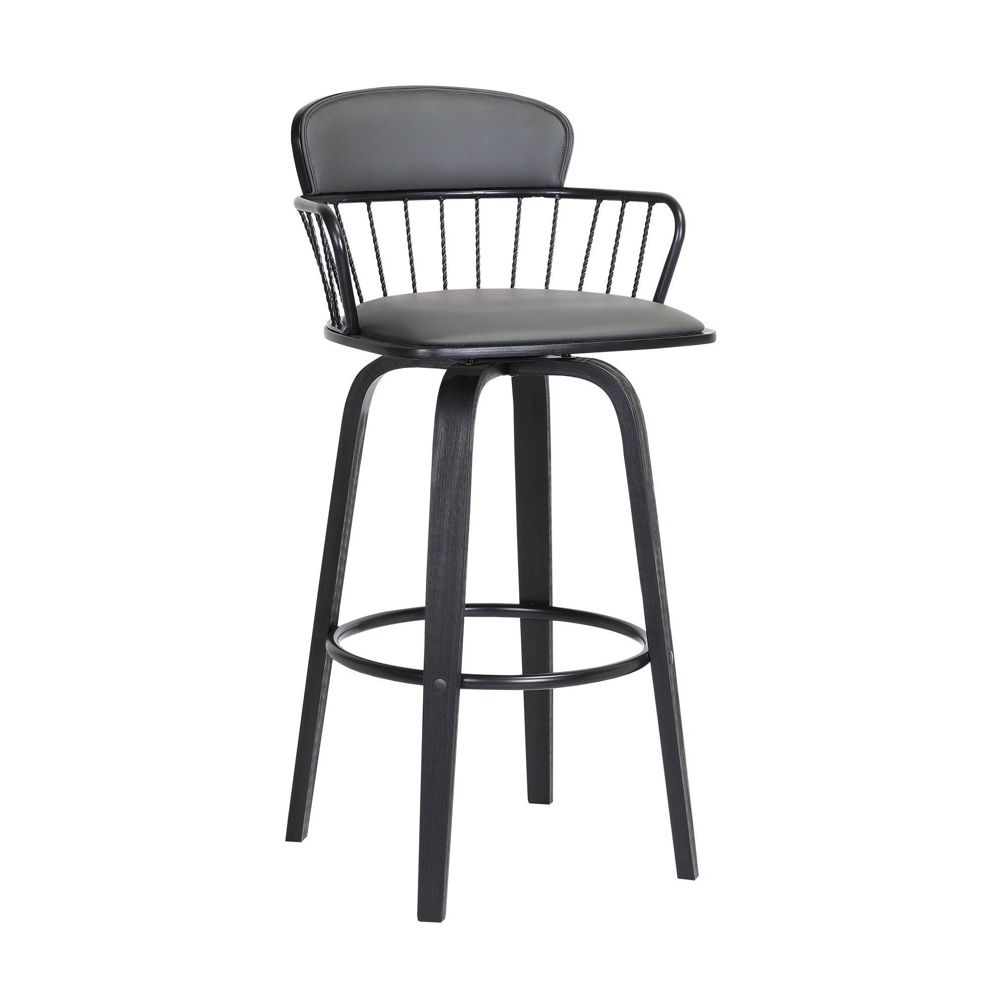 Willow - Swivel Stool - Premium Counter Height (24"-27") from Armen Living - Just $255! Shop now at brett interiors