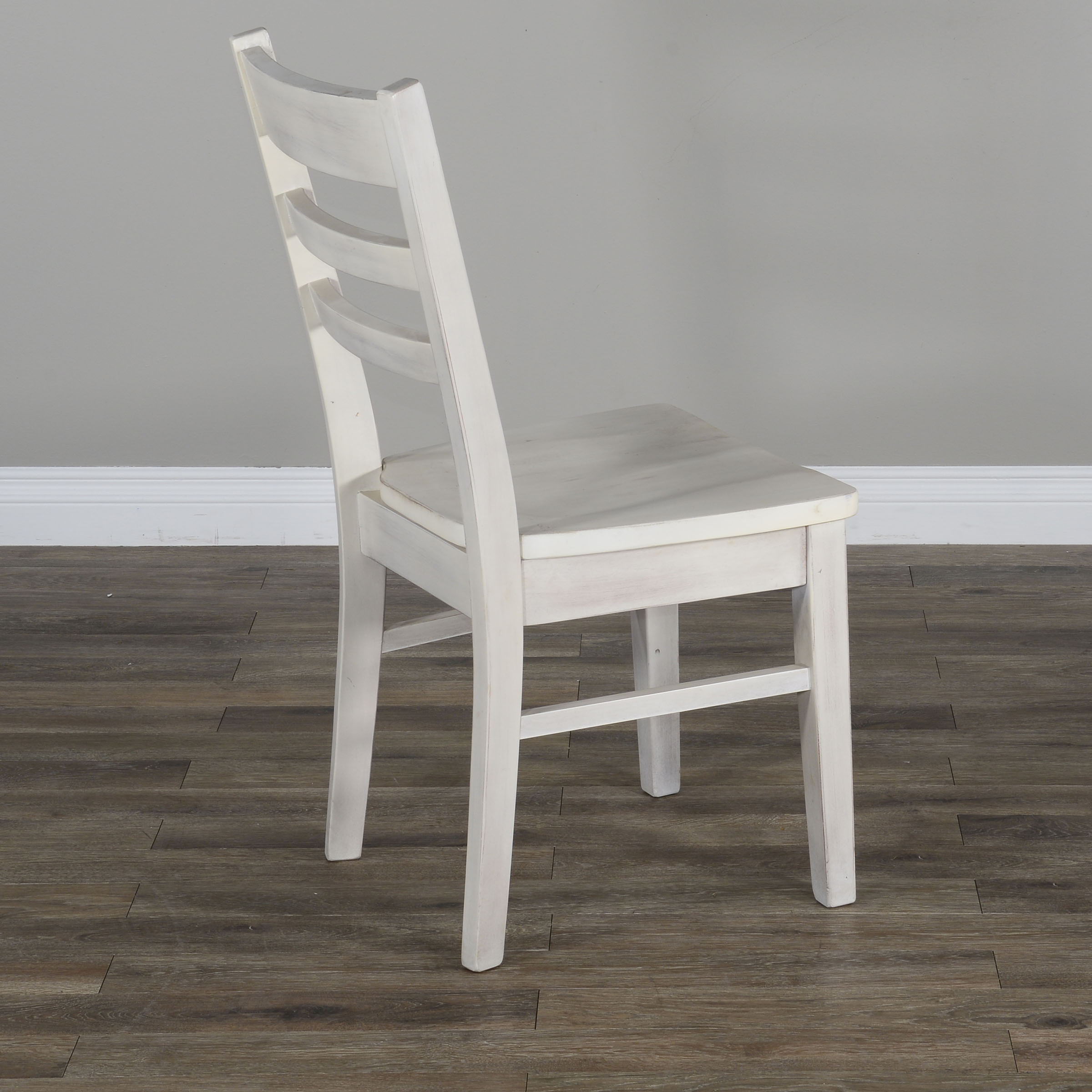 Bayside - Ladderback Chair - White - Premium Side Chairs from Sunny Designs - Just $163! Shop now at brett interiors