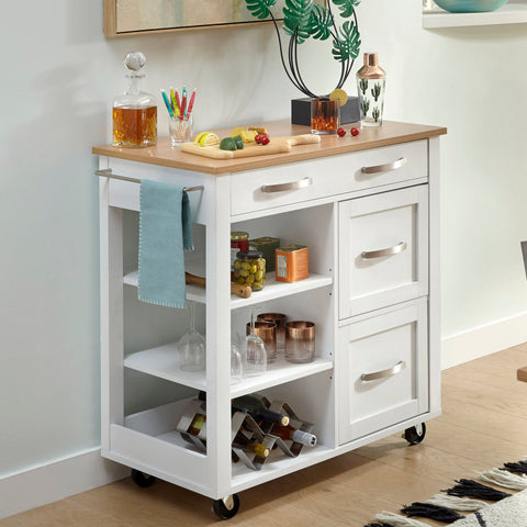 Storage Plus - Kitchen Cart - Premium Islands & Carts from Homestyles - Just $697.48! Shop now at brett interiors