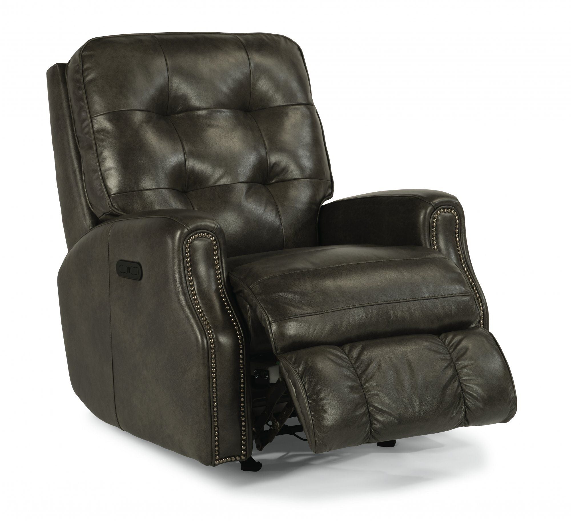 Devon - Rocking Recliner - Nailhead Trim - Premium Rocker Chairs from Flexsteel - Just $2250! Shop now at brett interiors