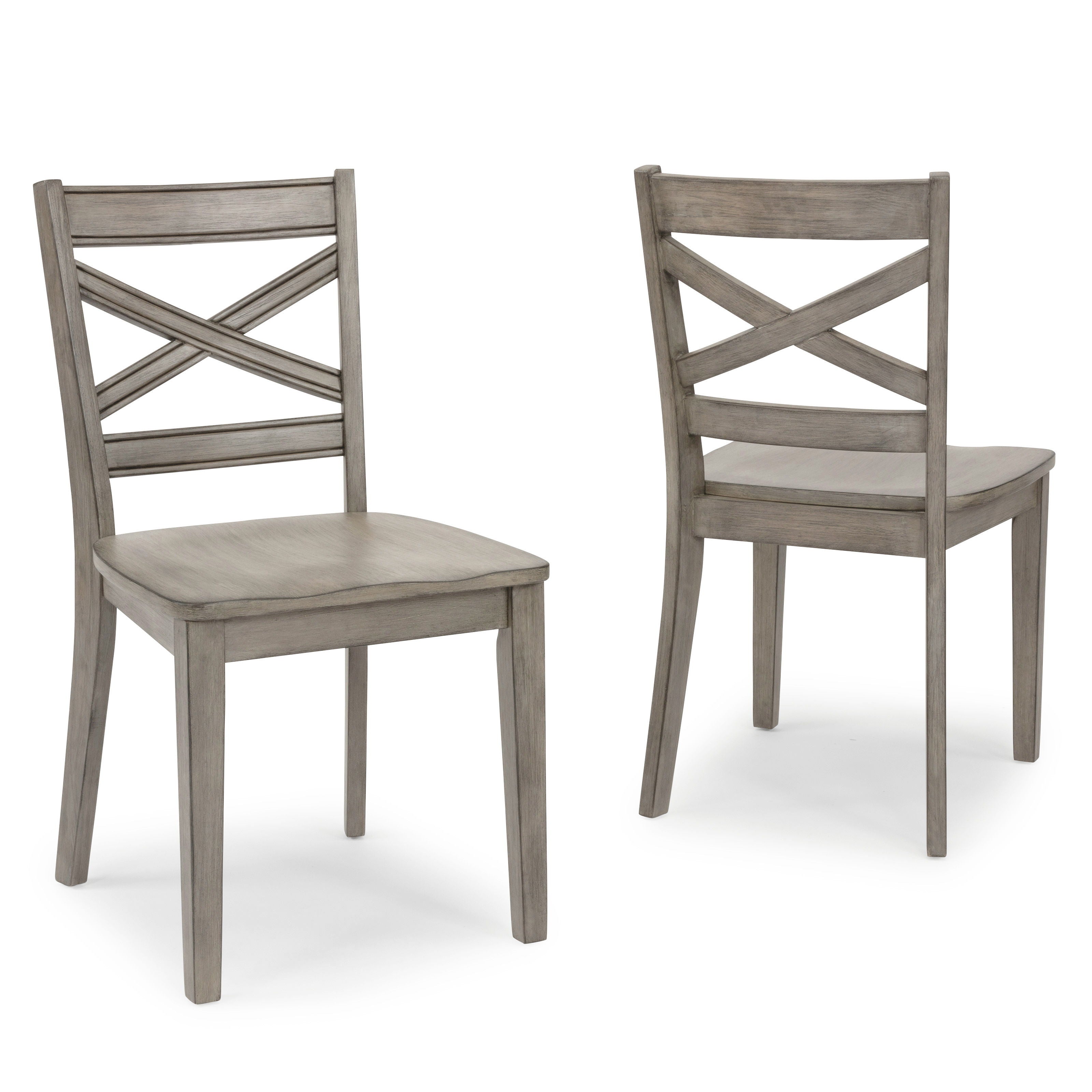 Walker - Dining Chair (Set of 2) - Wood - Dark Gray - 34.5" - Premium Chair Sets from Homestyles - Just $922.48! Shop now at brett interiors