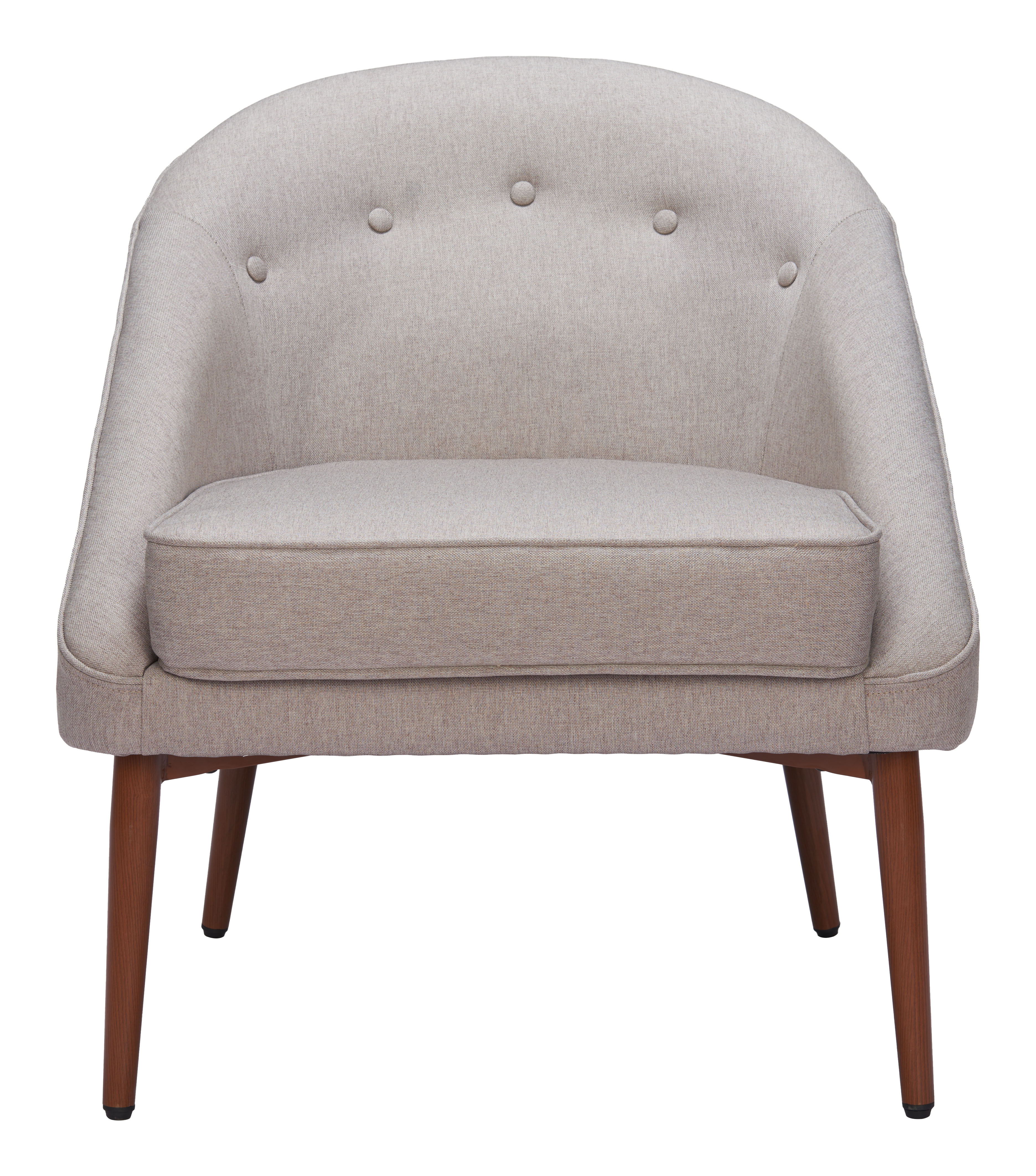 Carter - Accent Chair - Gray - Premium Accent Chairs from Zuo Modern - Just $1050! Shop now at brett interiors