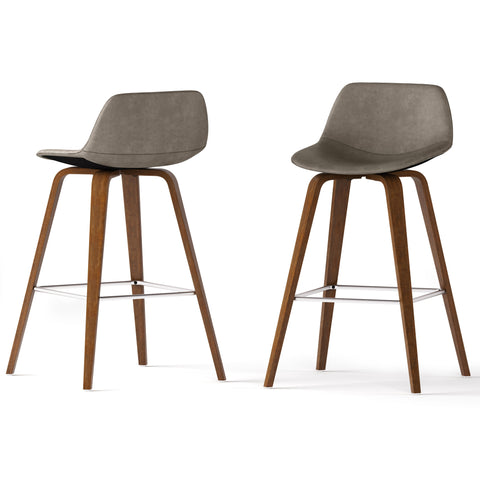 Randolph - Bentwood Counter Height Stool (Set of 2) - Premium Stool Sets from Simpli Home - Just $276! Shop now at brett interiors