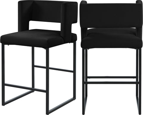 Caleb - Counter Stool (Set of 2) - Premium Stool Sets from Meridian Furniture - Just $650! Shop now at brett interiors