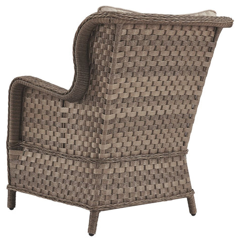 Clear Ridge - Light Brown - Lounge Chair W/Cushion (Set of 2) - Premium Chair Sets from Signature Design by Ashley® - Just $856.25! Shop now at brett interiors