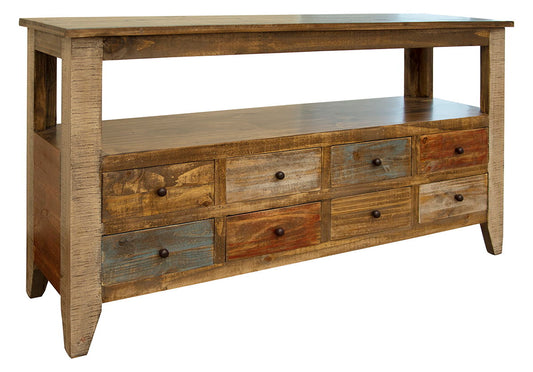 Antique - Multi-Drawer Table With 8 Drawers - Premium Cocktail Tables from International Furniture Direct - Just $672.50! Shop now at brett interiors