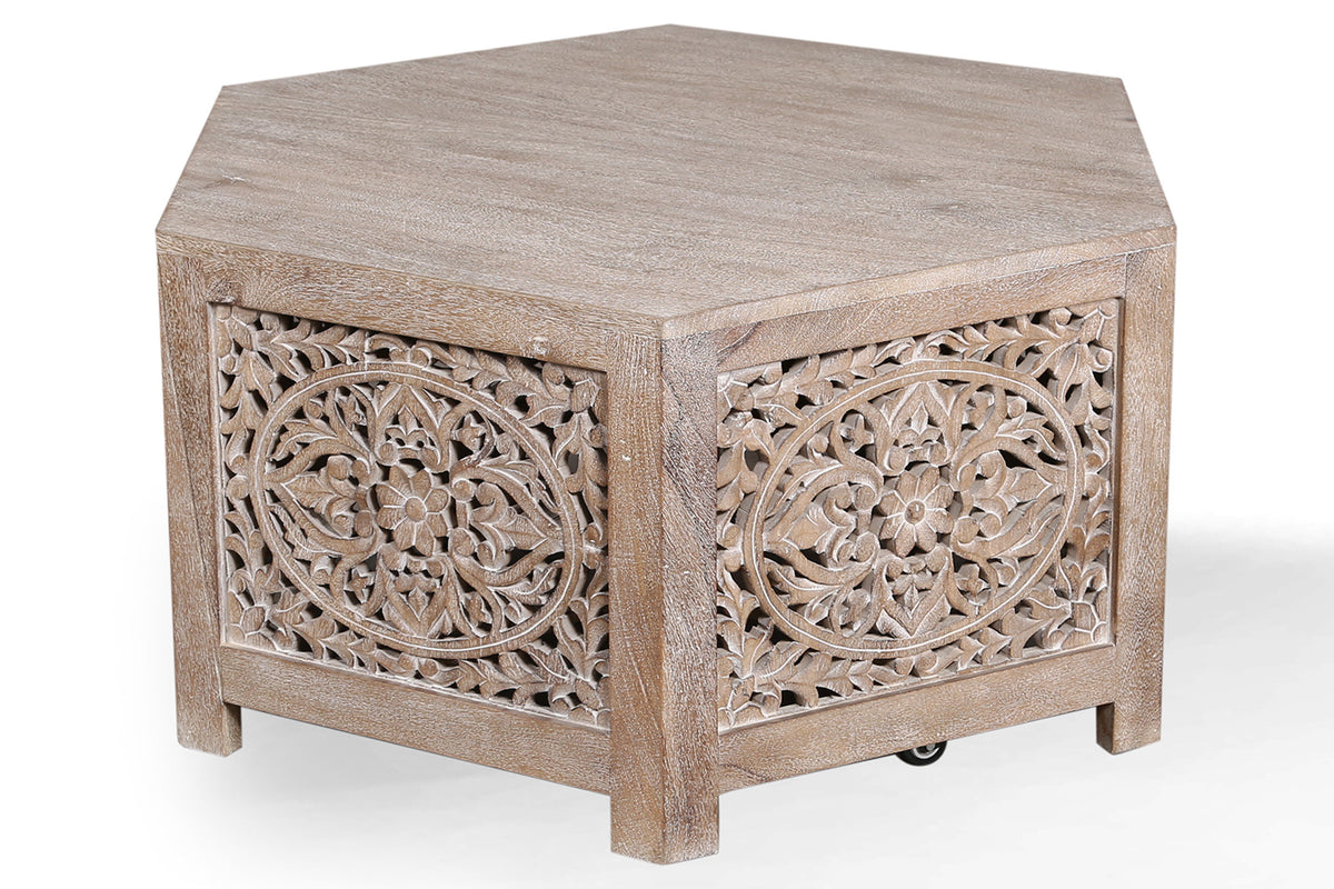 Crossings Eden - Hexagonal Cocktail Table - Toasted Tumbleweed - Premium Cocktail Tables from Parker House - Just $572.50! Shop now at brett interiors