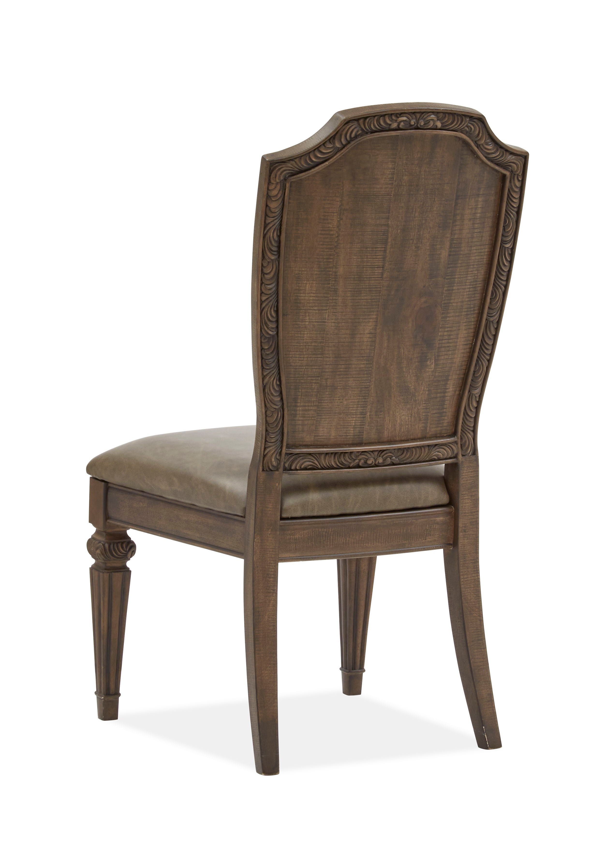 Durango - Wood Dining Side Chair With Upholstered Seat and Back (Set of 2) - Willadeene Brown - Premium Chair Sets from Magnussen Furniture - Just $1185! Shop now at brett interiors