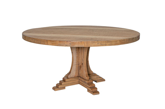 Marquez - Round Table - Two-Tone Light Brown - Premium Dining Tables from International Furniture Direct - Just $1175! Shop now at brett interiors