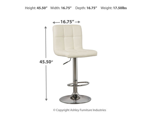 Bellatier - Adjustable Height Barstool (Set of 2) - Premium Stool Sets from Signature Design by Ashley® - Just $300.30! Shop now at brett interiors