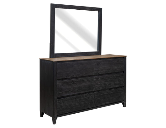 Empire - Dresser - Satin Black / Brown - Premium Dressers from International Furniture Direct - Just $1287.50! Shop now at brett interiors