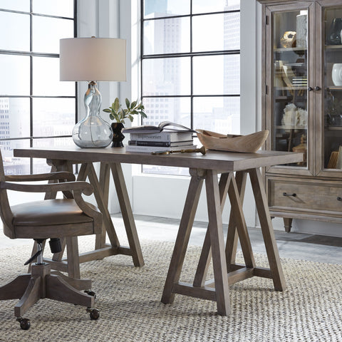 Lancaster - Desk - Dove Tail Grey - Premium Writing Desks from Magnussen Furniture - Just $899! Shop now at brett interiors