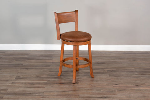 Sedona - Swivel Barstool With Cushion Seat & Back - Premium Bar Height (28"-30") from Sunny Designs - Just $187! Shop now at brett interiors