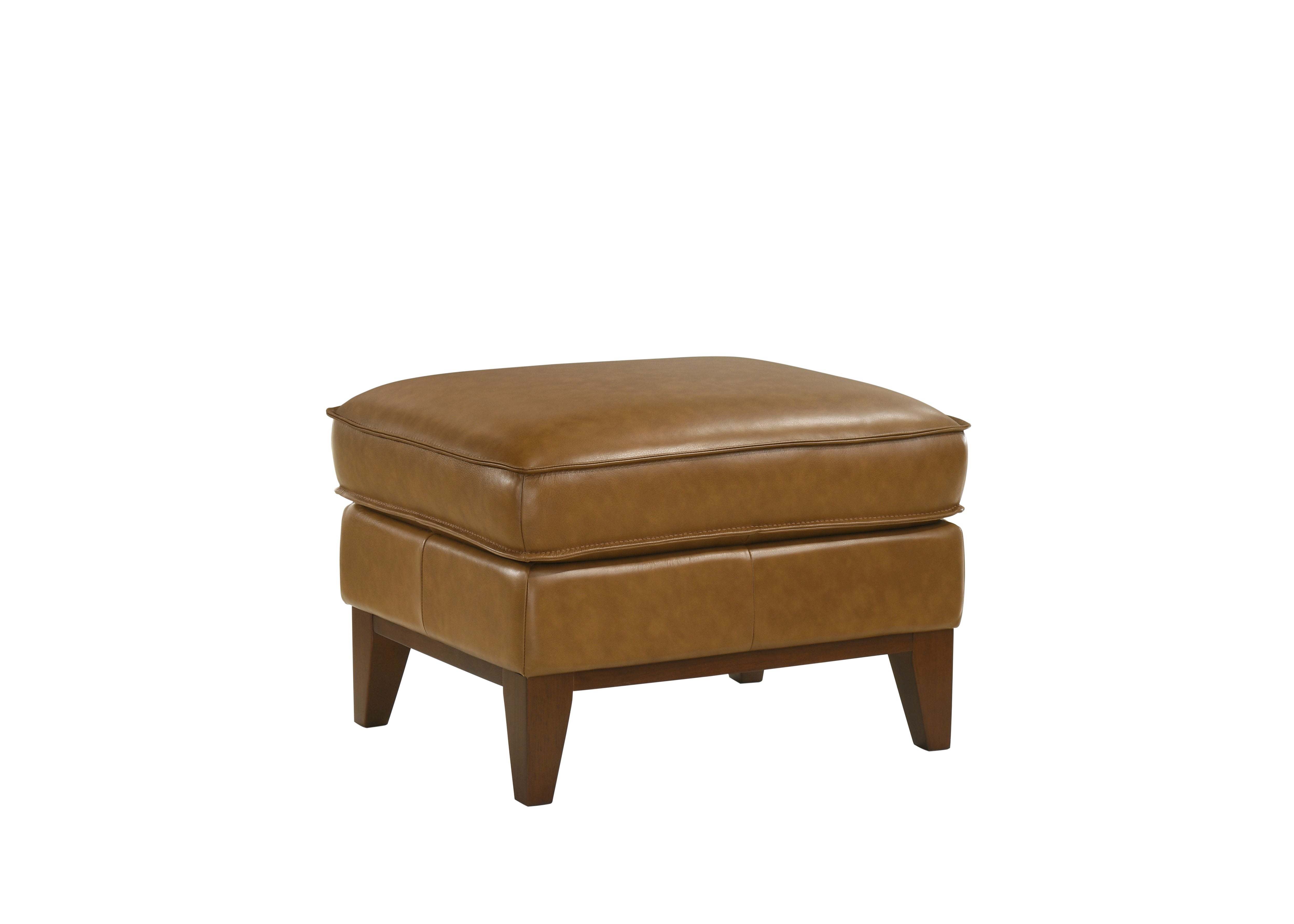 Caspar - Ottoman - Caramel - Premium Upholstered Ottomans from New Classic - Just $375! Shop now at brett interiors